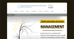 Desktop Screenshot of facultateademanagement.ro